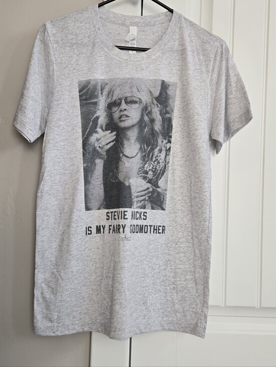 Bella Canvas Tops - Bella Canvas Light Gray Stevie Graphic Short Sleeve Tee